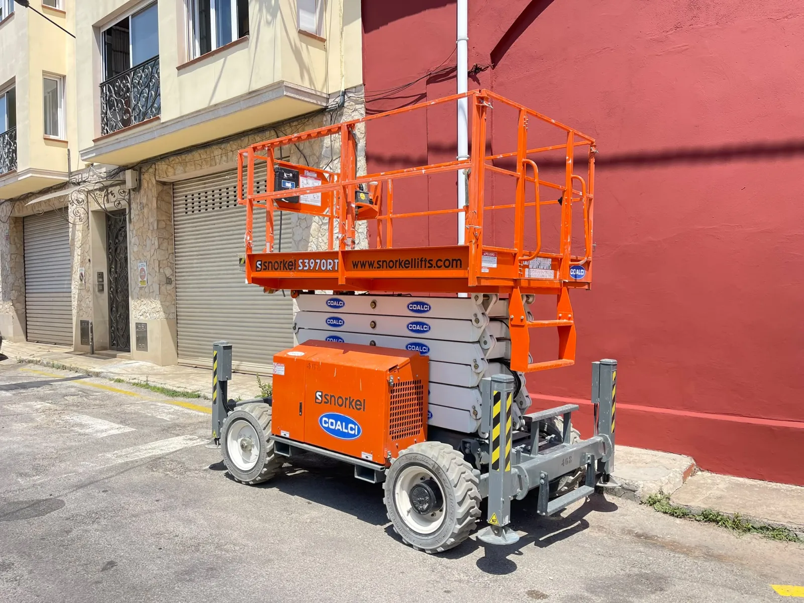 elevador utilizado