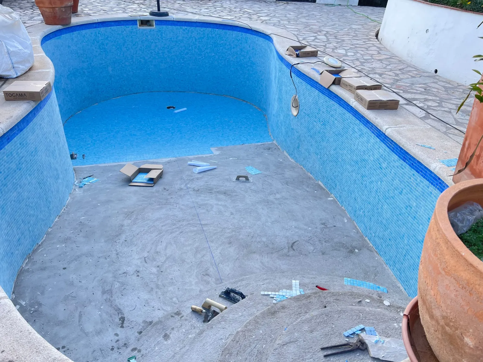 Rehabilitación de piscina